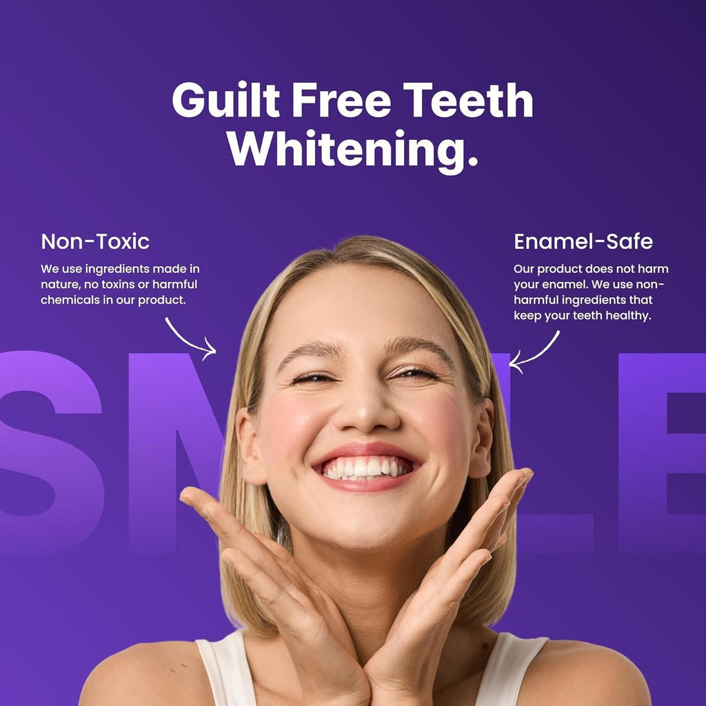 Purple Teeth Whitening Strips 42 Strips (Pack of 1)